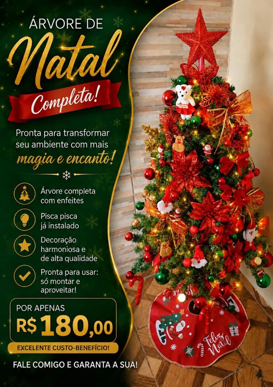 Vendo Árvore de Natal 