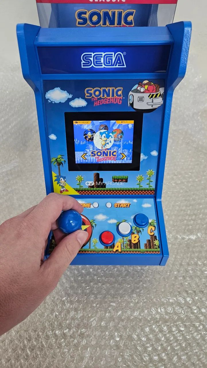 My Arcade Sonic Mighty Player com 4 jogos - Foto 2