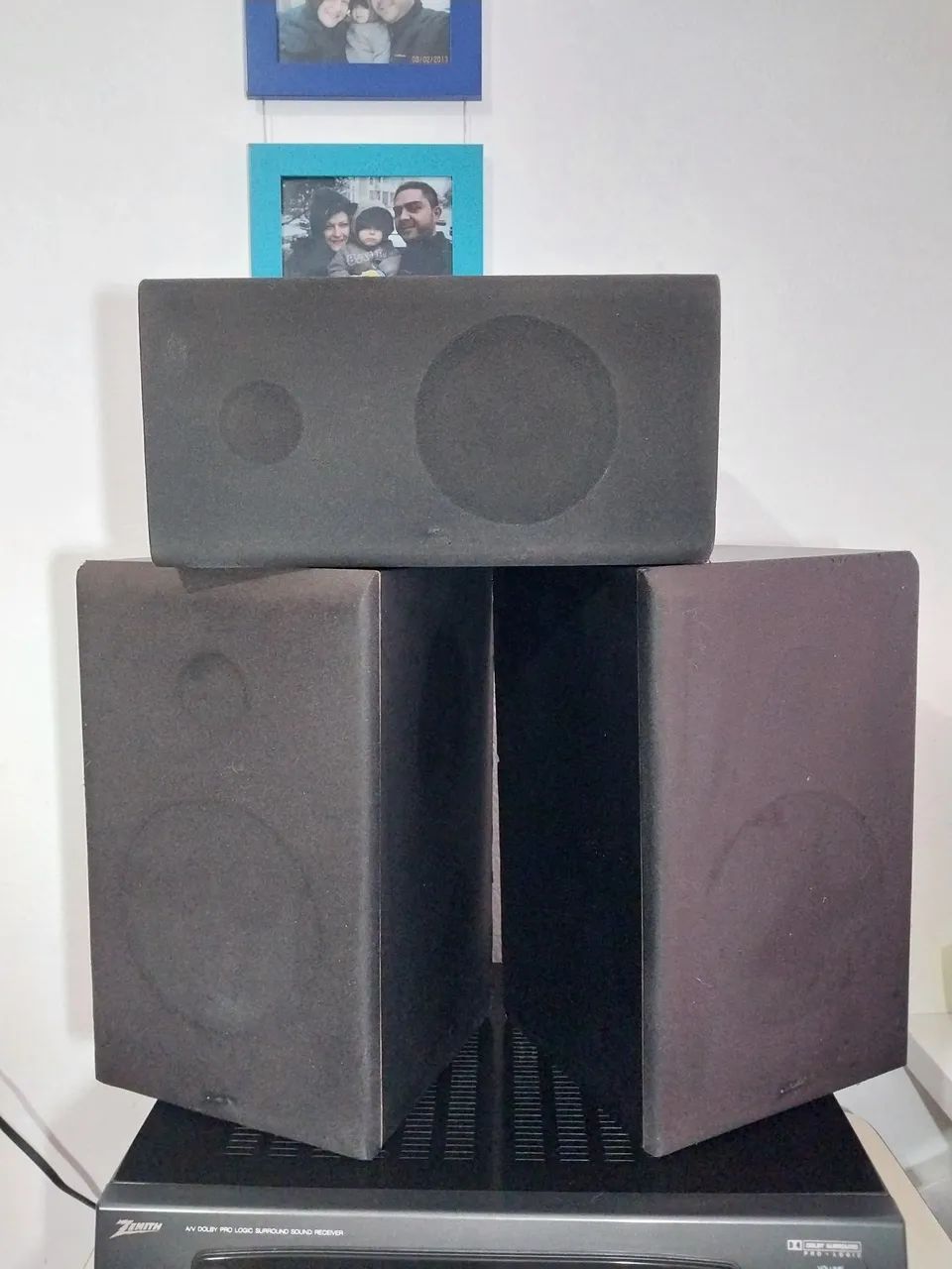Jogo 3 caixas de som Zenith 30w 8OHM funcionando - Foto 2