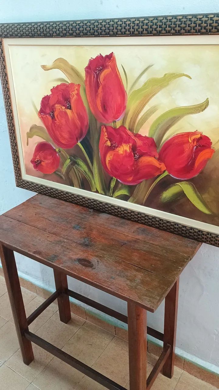 Quadro grande luxuoso com moldura!!!! - Foto 3