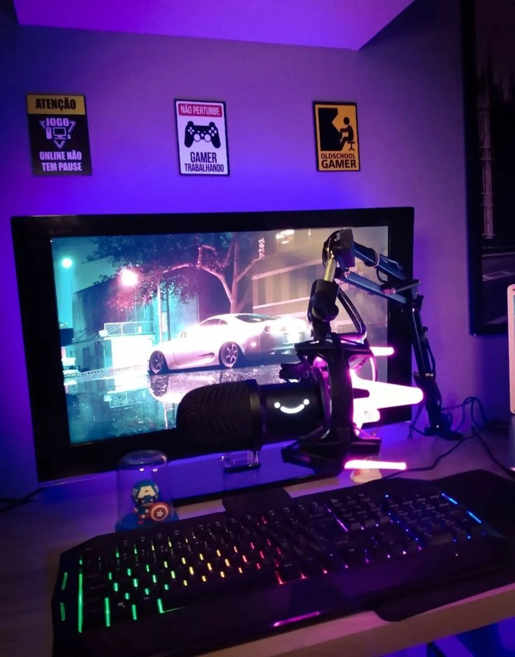Microfone Fifine AmpliRocket RGB Dinâmico USB/XLR P/ Podcast, Lives e Games - Novo! - Foto 3