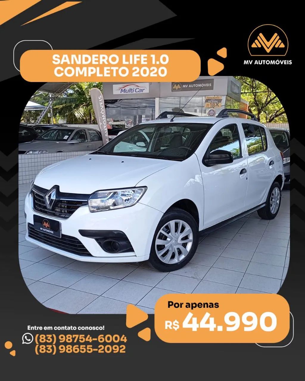 Renault Sandero SANDERO Life Flex 1.0 12V 5p Mec. 2020