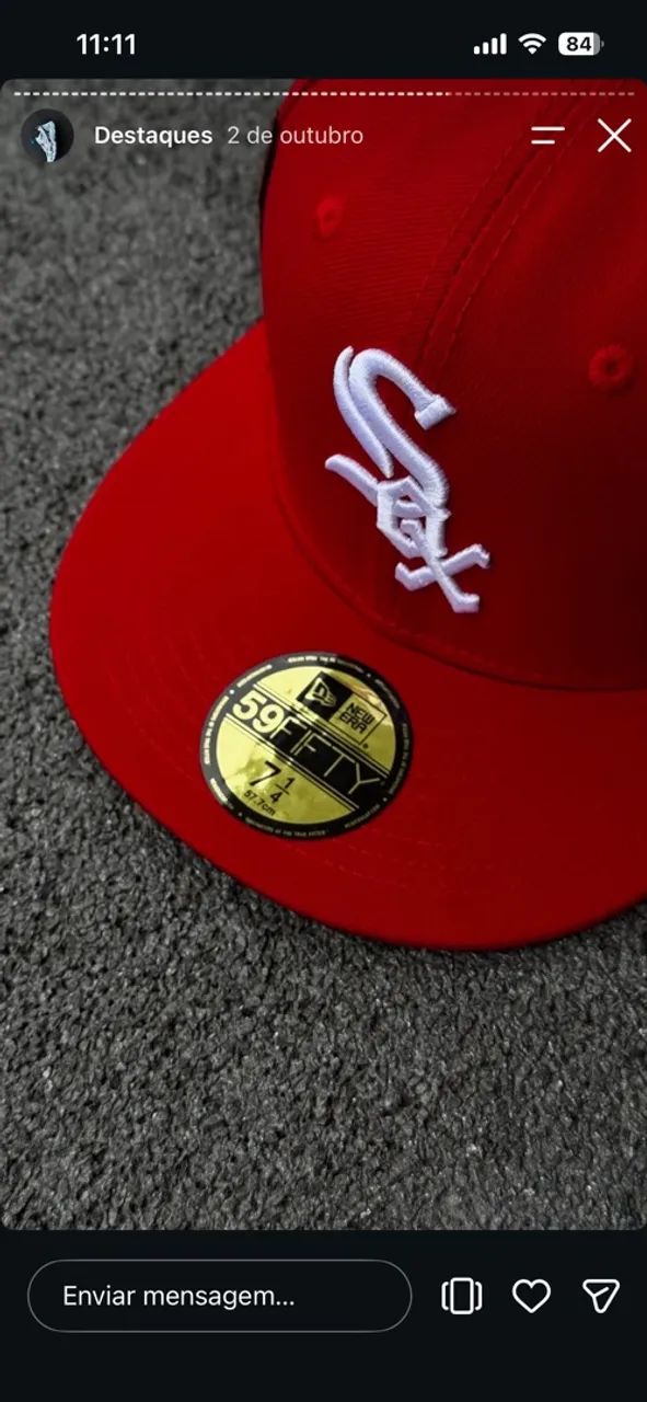 Boné New era vermelho  - Foto 3