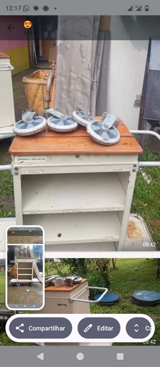 Carinhos multiuso com rodinhas 