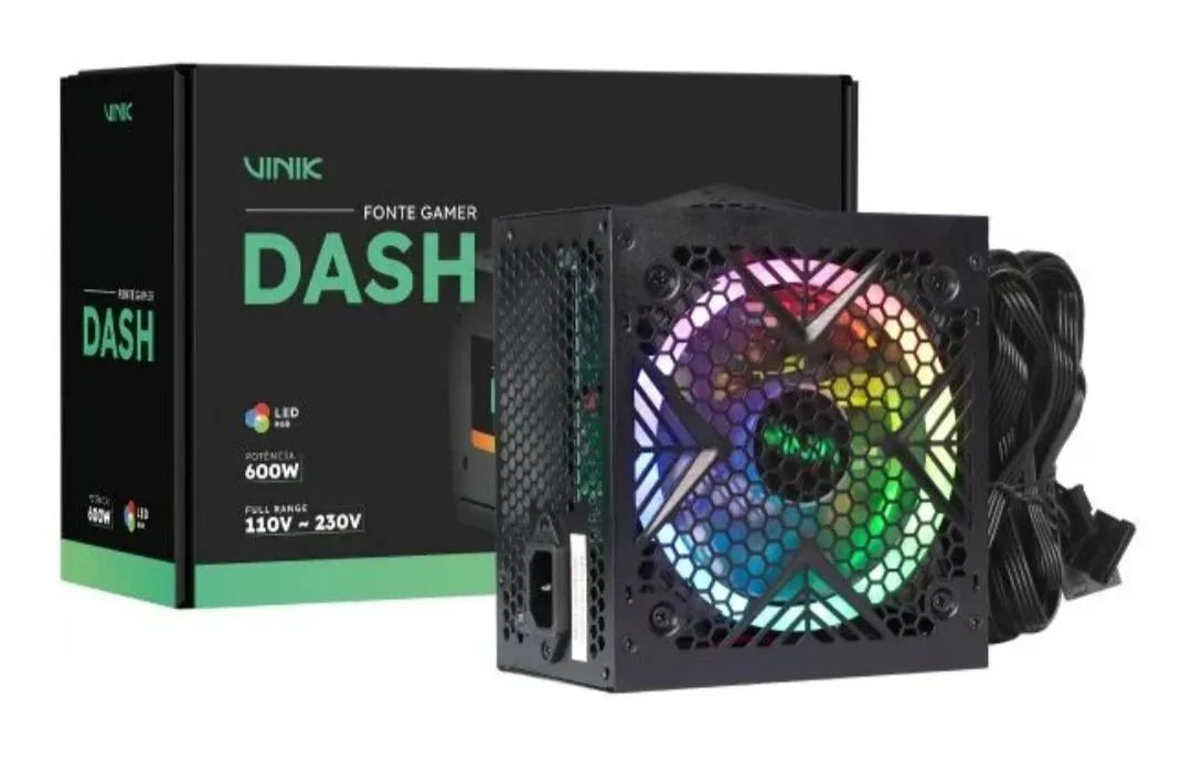 Fonte Gamer Vinek 600w - Foto 4