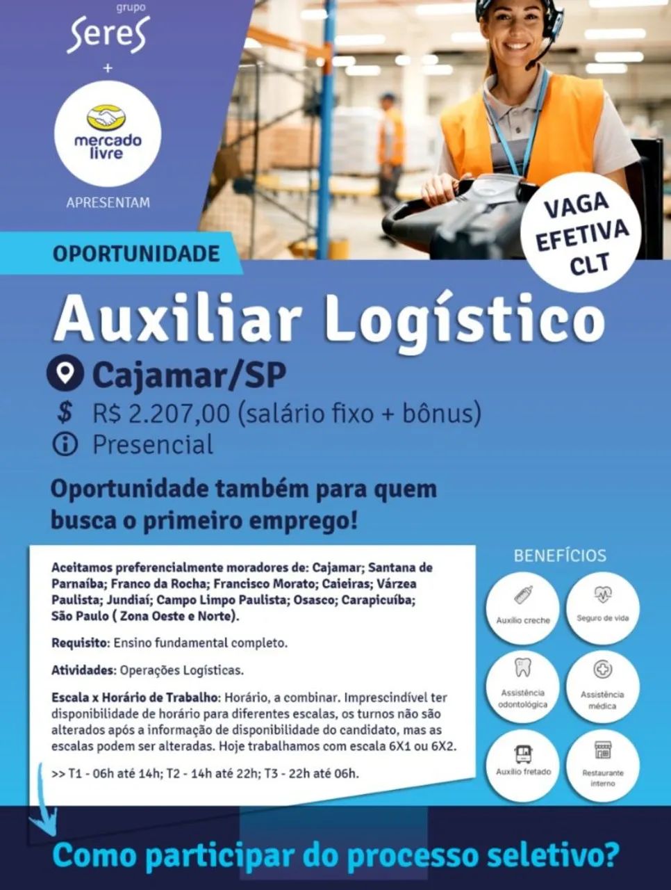Auxilia de Logística 