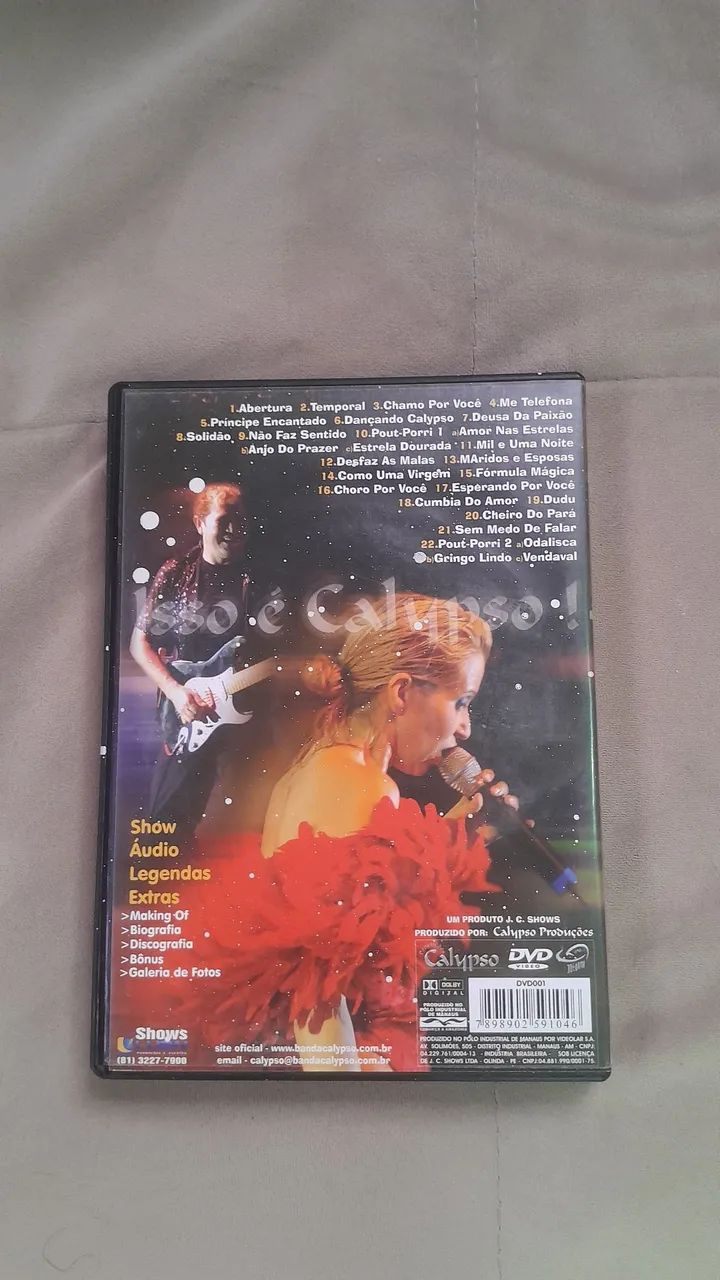 Dvd da Banda Calypso  - Foto 2