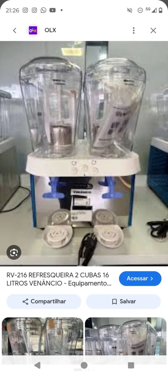 Máquina de sucos 