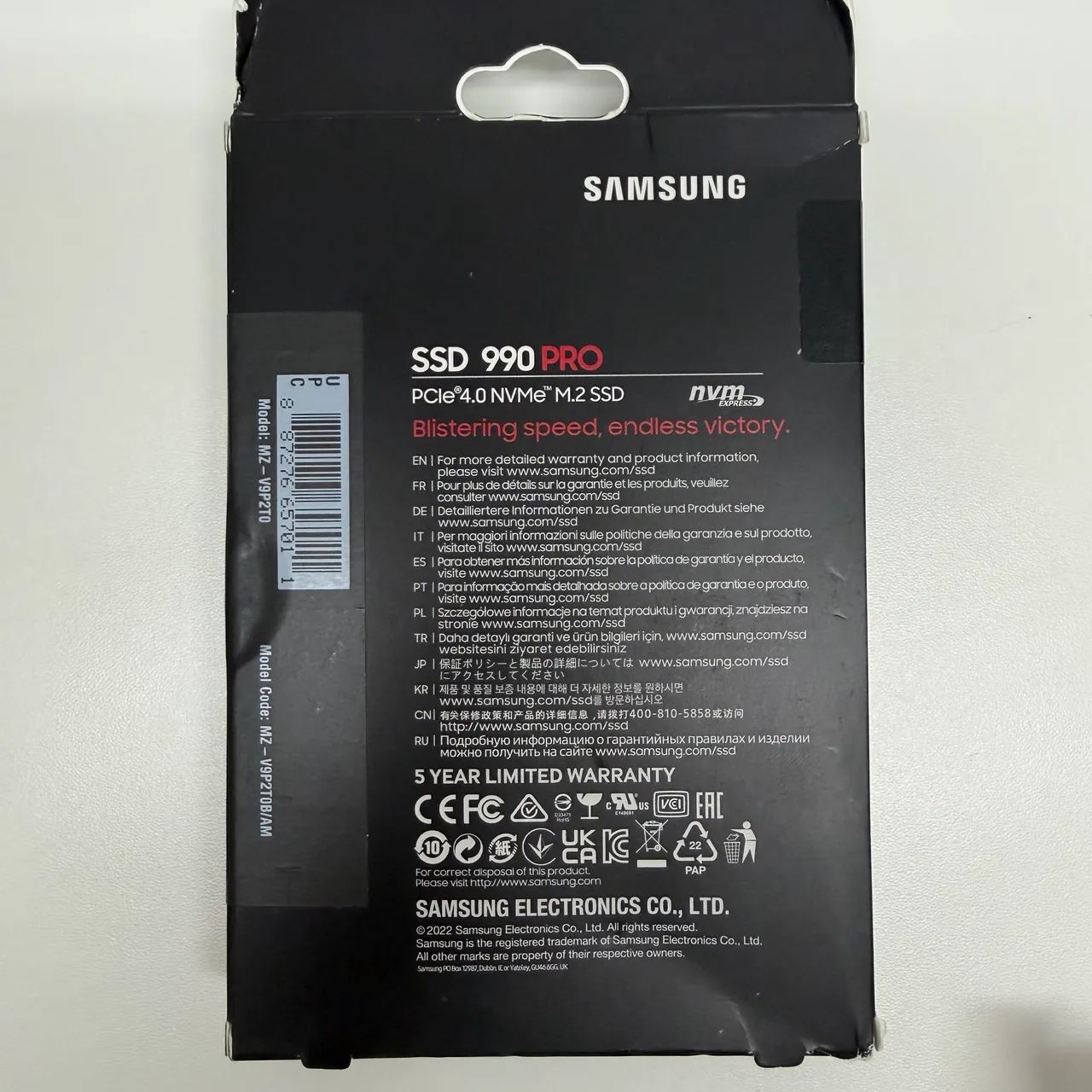 SSD SAMSUNG 990 PRO PCLE 4.0 M.2 - Foto 2