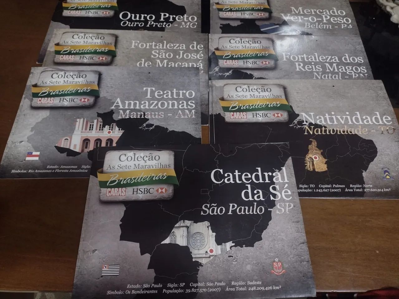 レディコミ 20冊セット A coleção de livretos sobre As Sete Maravilhas Brasileiras