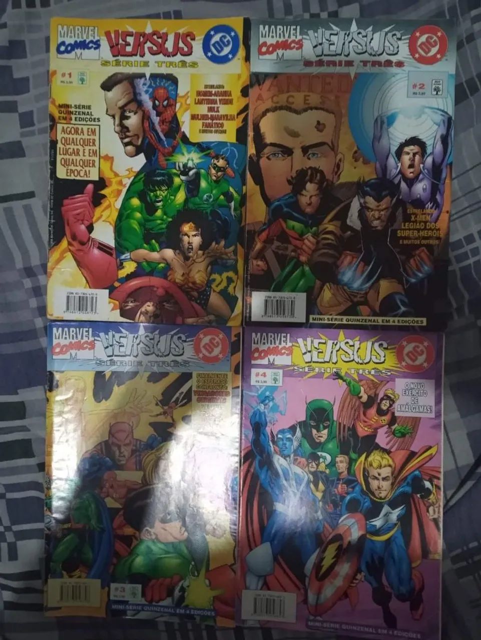 DC VS MARVEL coleção completa com as 3 mini séries + AMÁLGAMA mini série completa  - Foto 3