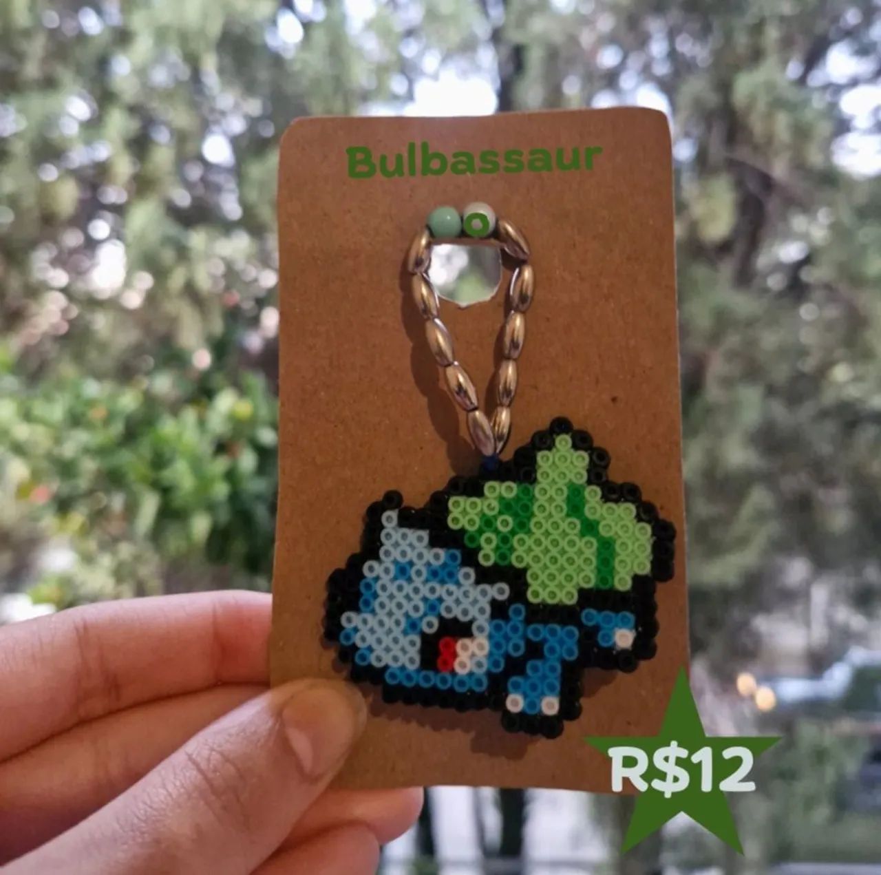 Chaveiros Hama Beads Pixel Art - Foto 2