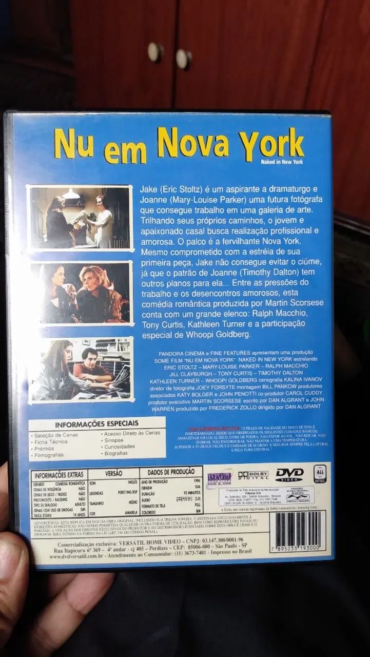 DVD original nu em Nova York ótimo estado  - Foto 4