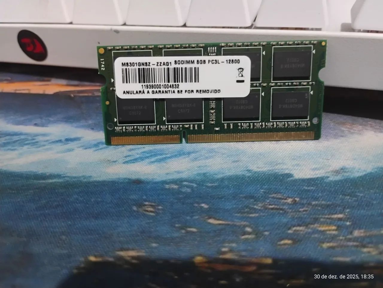 Memória ram ddr3 8 gigas seminova - Foto 2