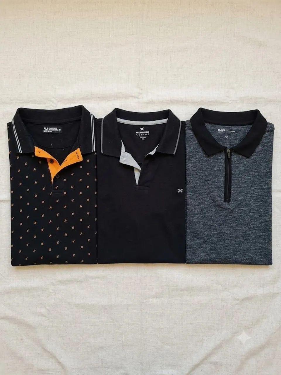 Kit Gola Polo Tamanho G E GG 