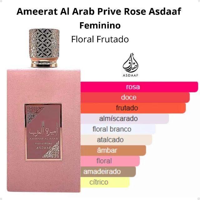Ame erra al arab Prive rose 100ml  - Foto 2