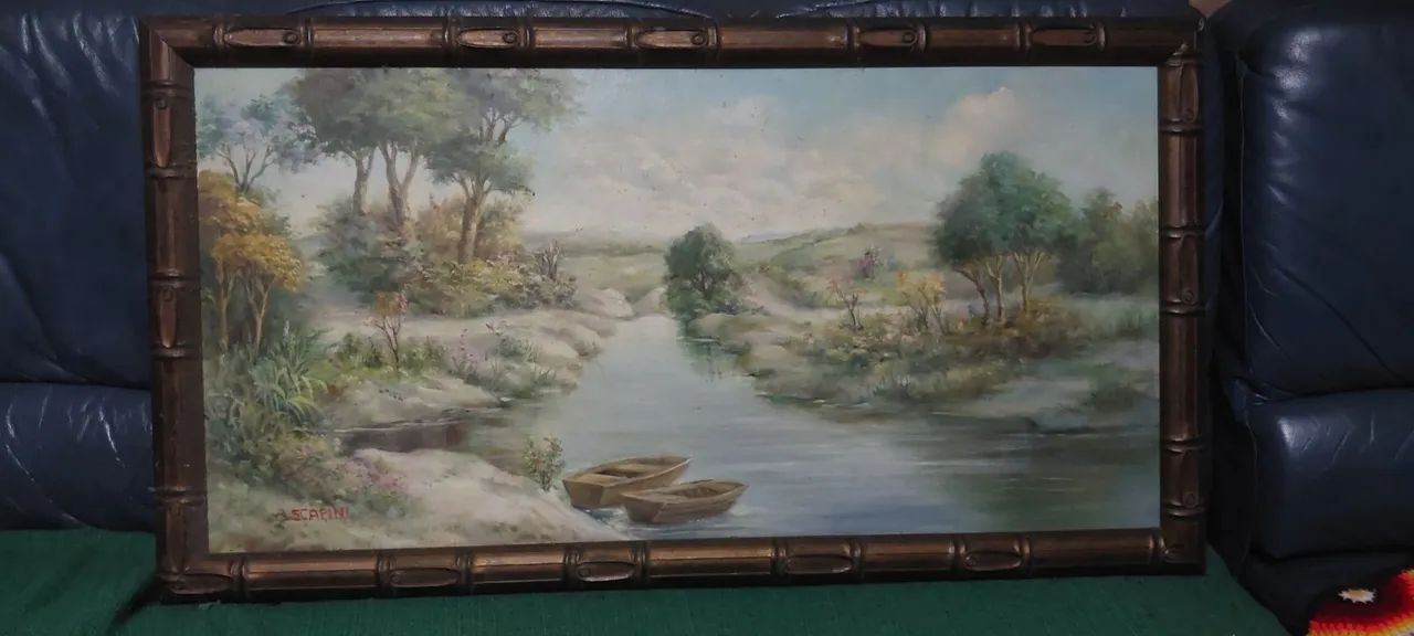 Quadro pintado a mão 
