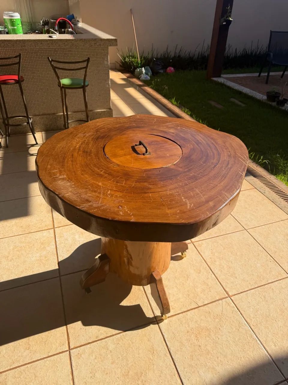 Mesa em Madeira com Cooler - Foto 4
