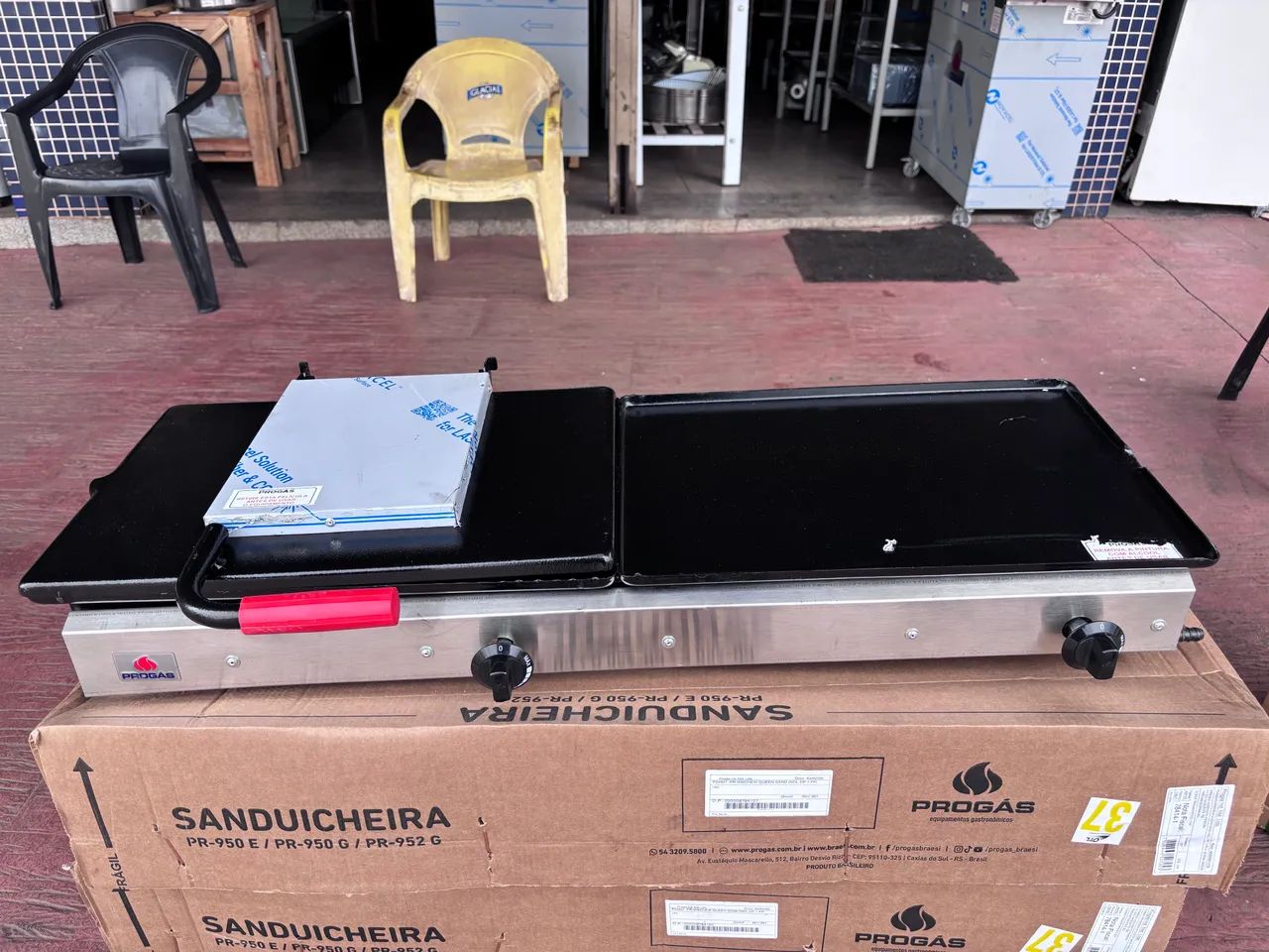Chapa pro gás 95c nova 