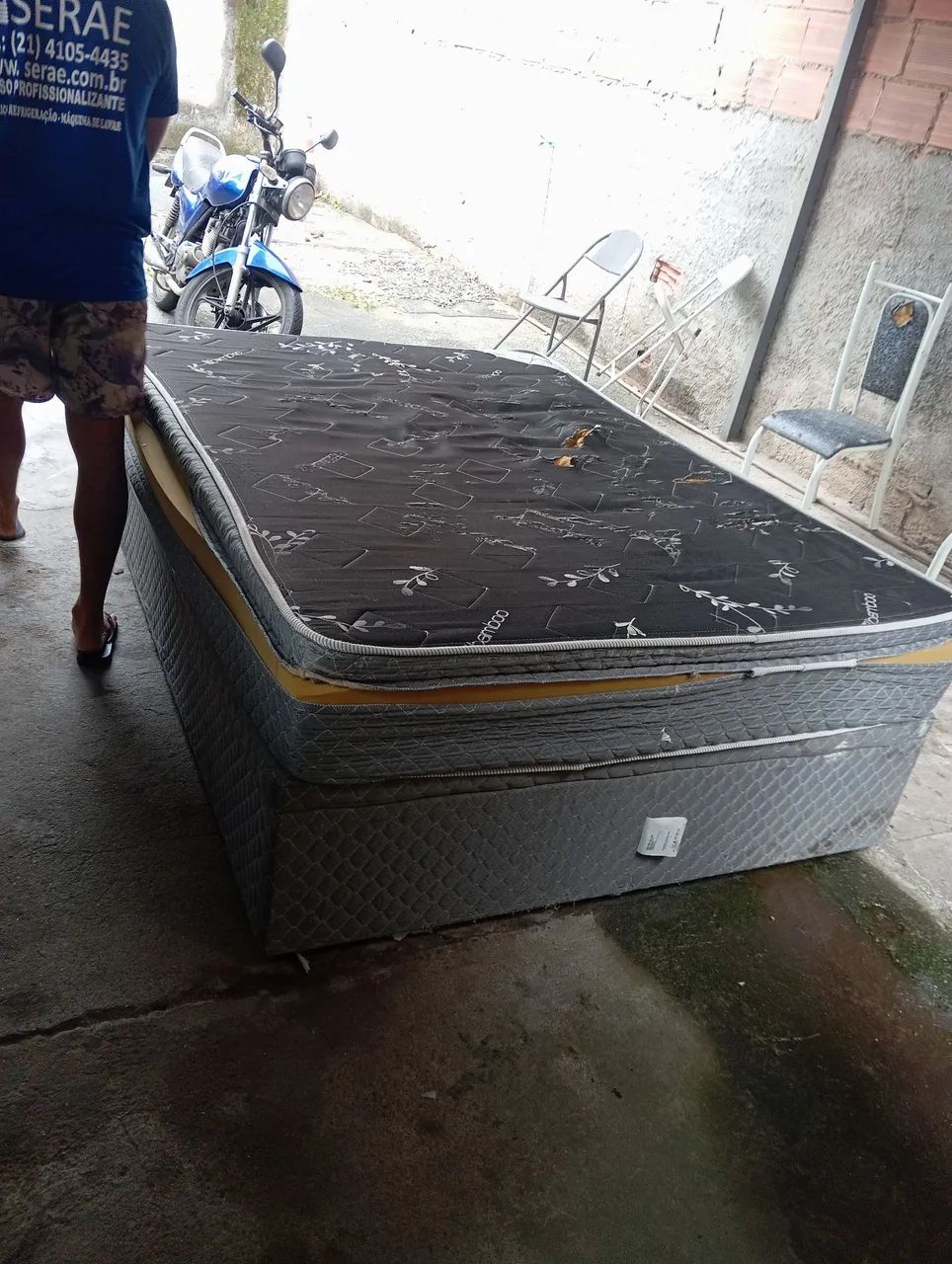 Cama box casal baú 