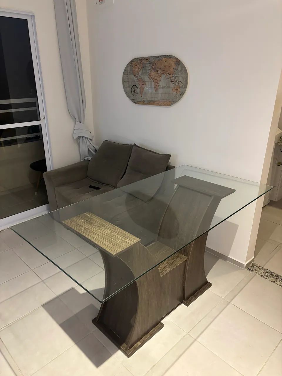 Mesa de jantar - Tampo de vidro  - Foto 3