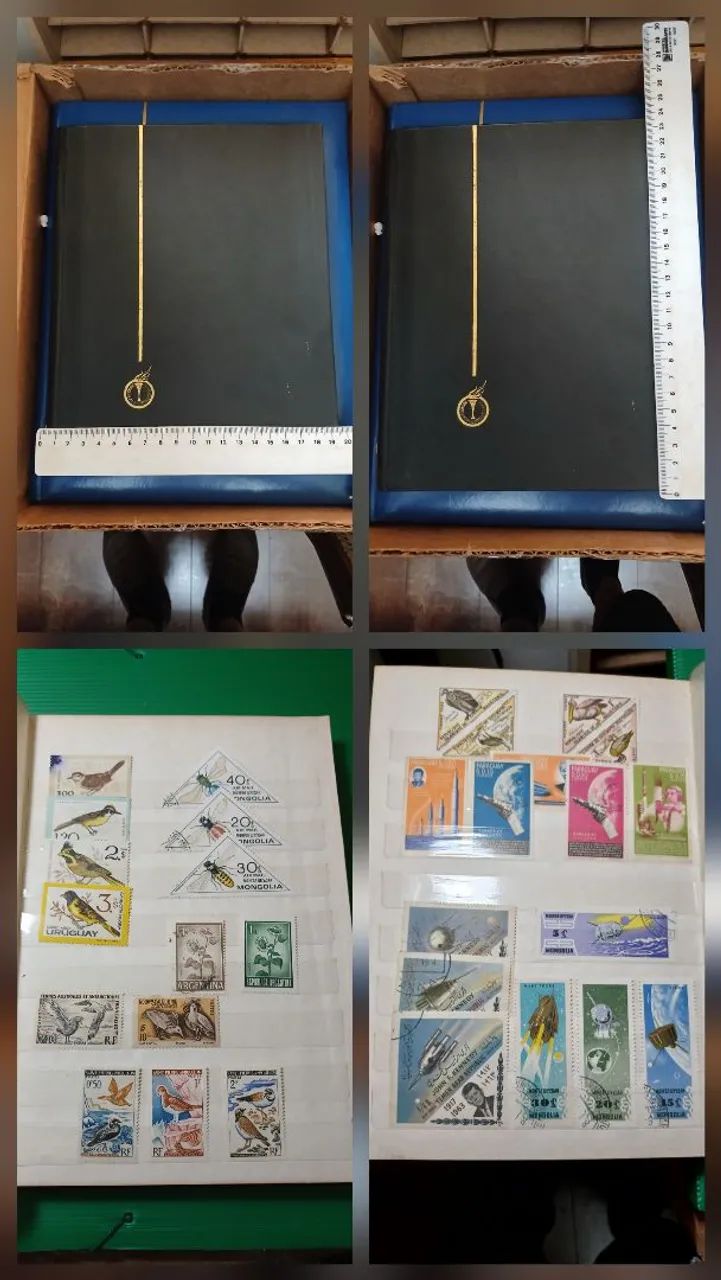 Álbuns e selos...