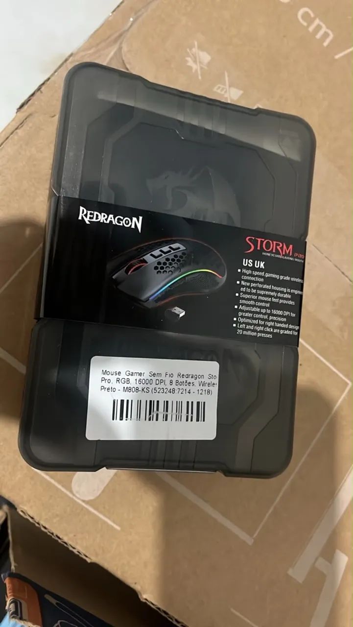MOUSE REDRAGON sem FIO, Novo - Foto 2