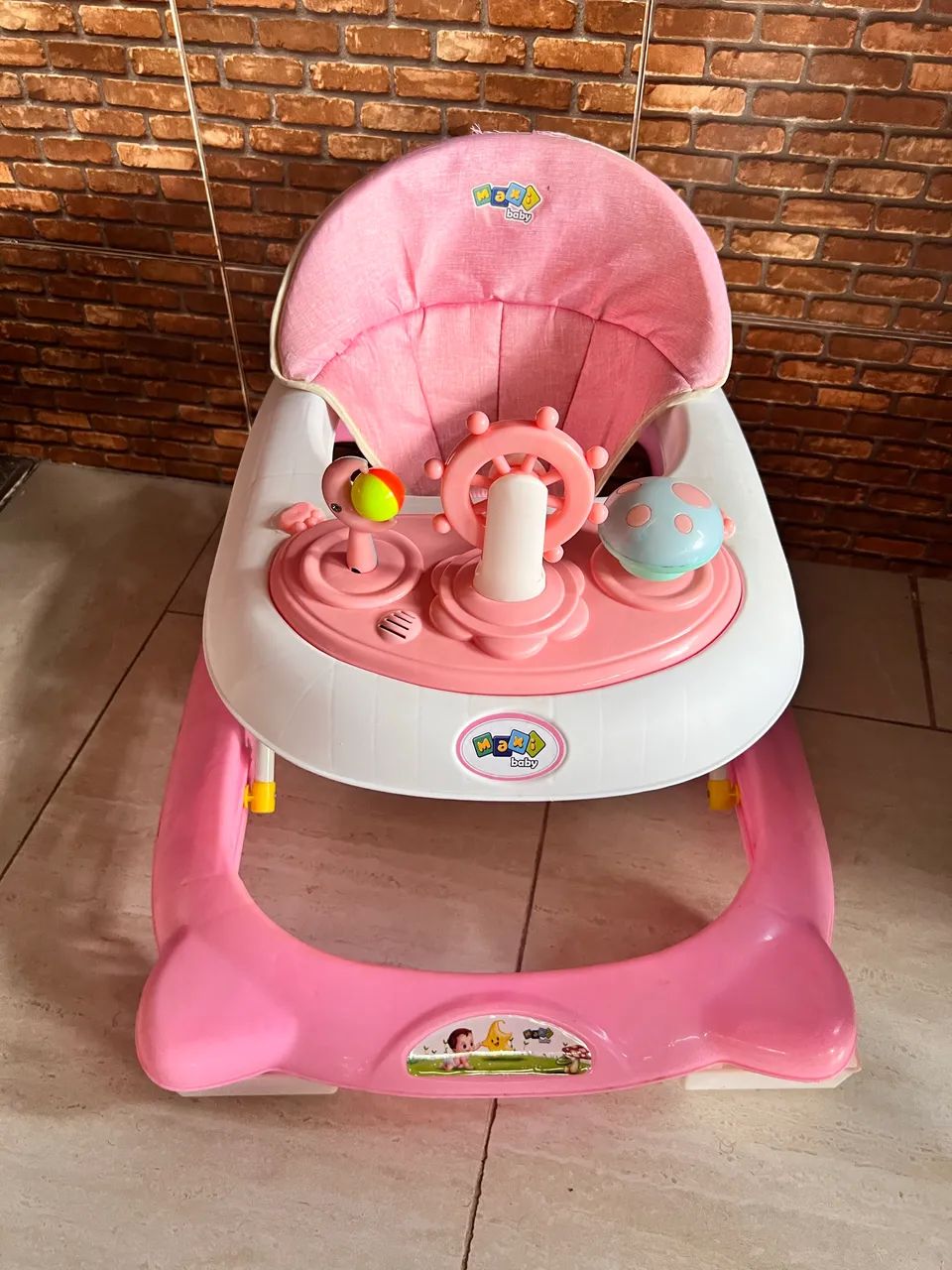 Andador infantil rosa  - Foto 2