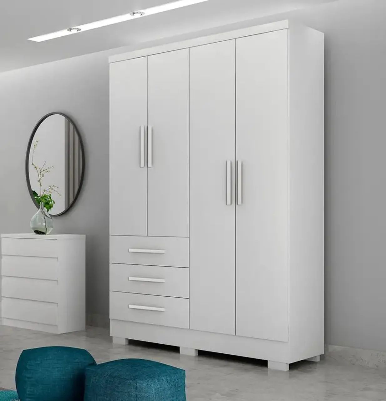  GUARDA-ROUPA ENCANTO ? ENTREGA + MONTAGEM GRÁTIS!  - Foto 2
