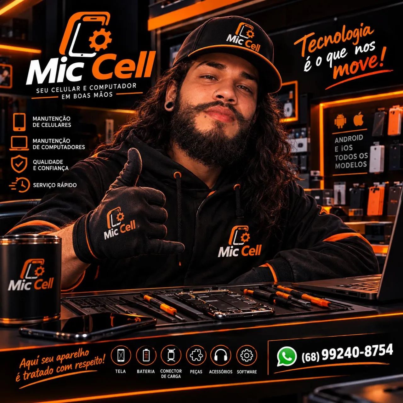 Técnico Delivery disponível 