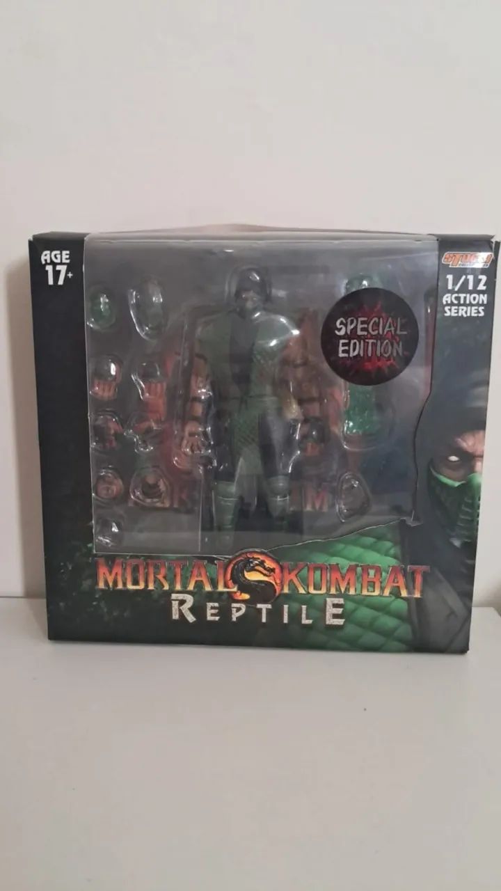 boneco edição limitada Mortal kombat Reptile  - Foto 2