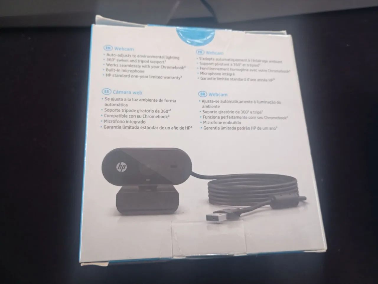 Kit Mouse e Webcam HP quase novo! - Foto 2