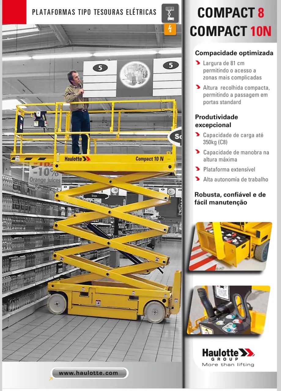 Aluguel de Plataformas elevatórias 10 e 12 metros em São Luís  - Foto 3