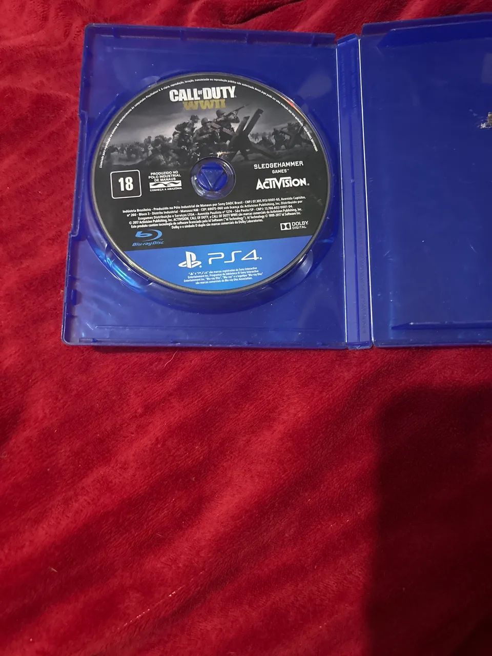 Disco ps4. Call of duty ww2, aberto a negociação 
