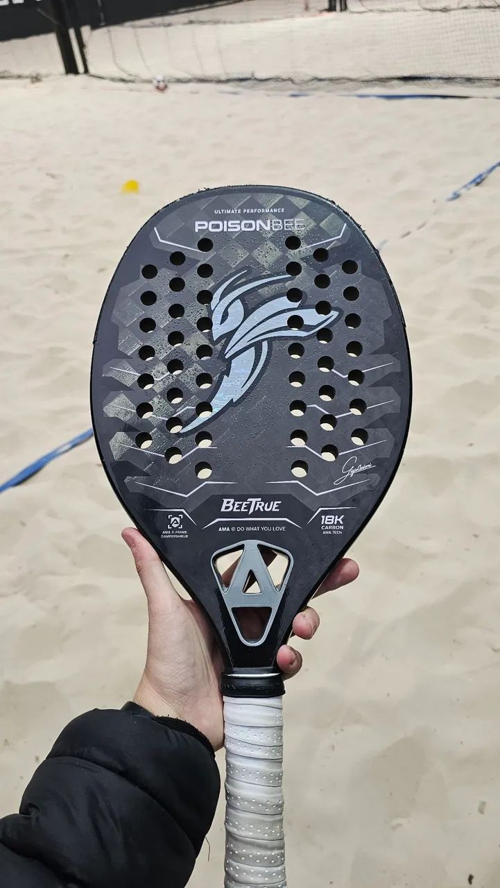Raquete poison bee 2024 - beach tennis - gigio cariani - Foto 2