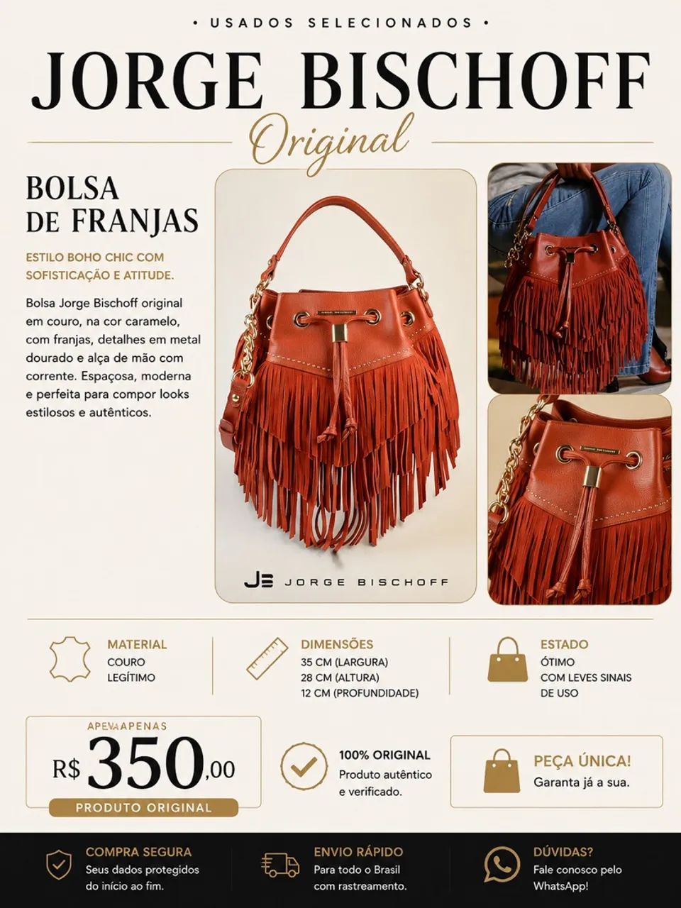 Quer uma linda bolsa de luxo?