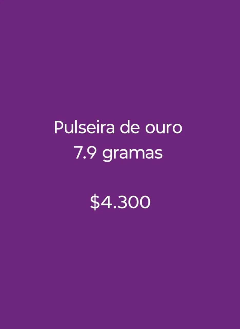 Pulseira de ouro  - Foto 4