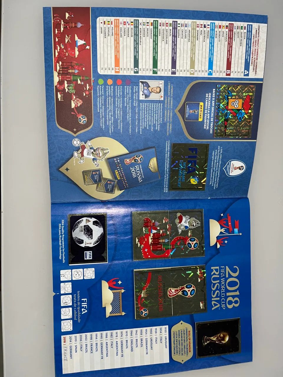 Álbum copa 2018