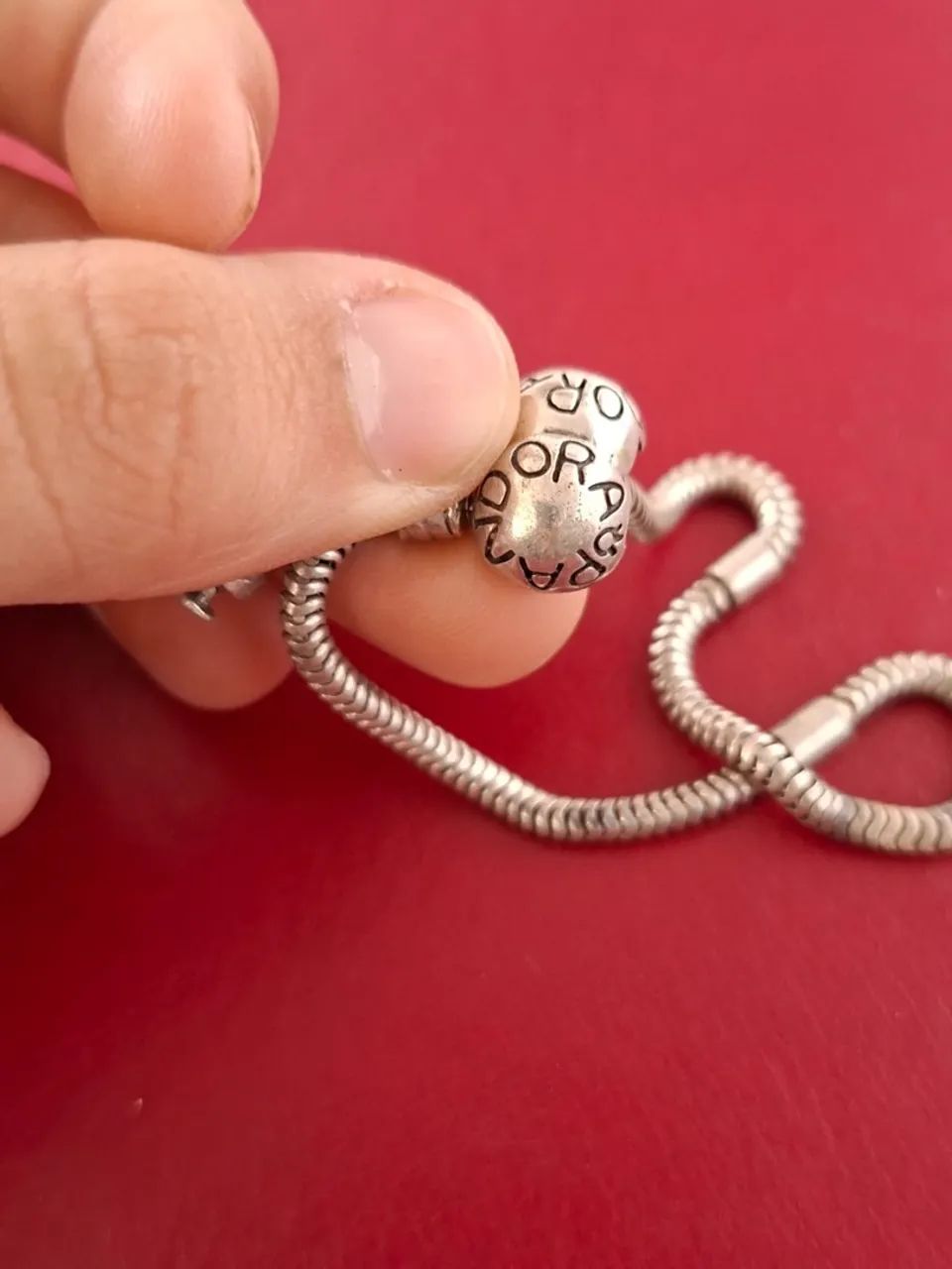 Pulseira de prata Pandora  - Foto 2