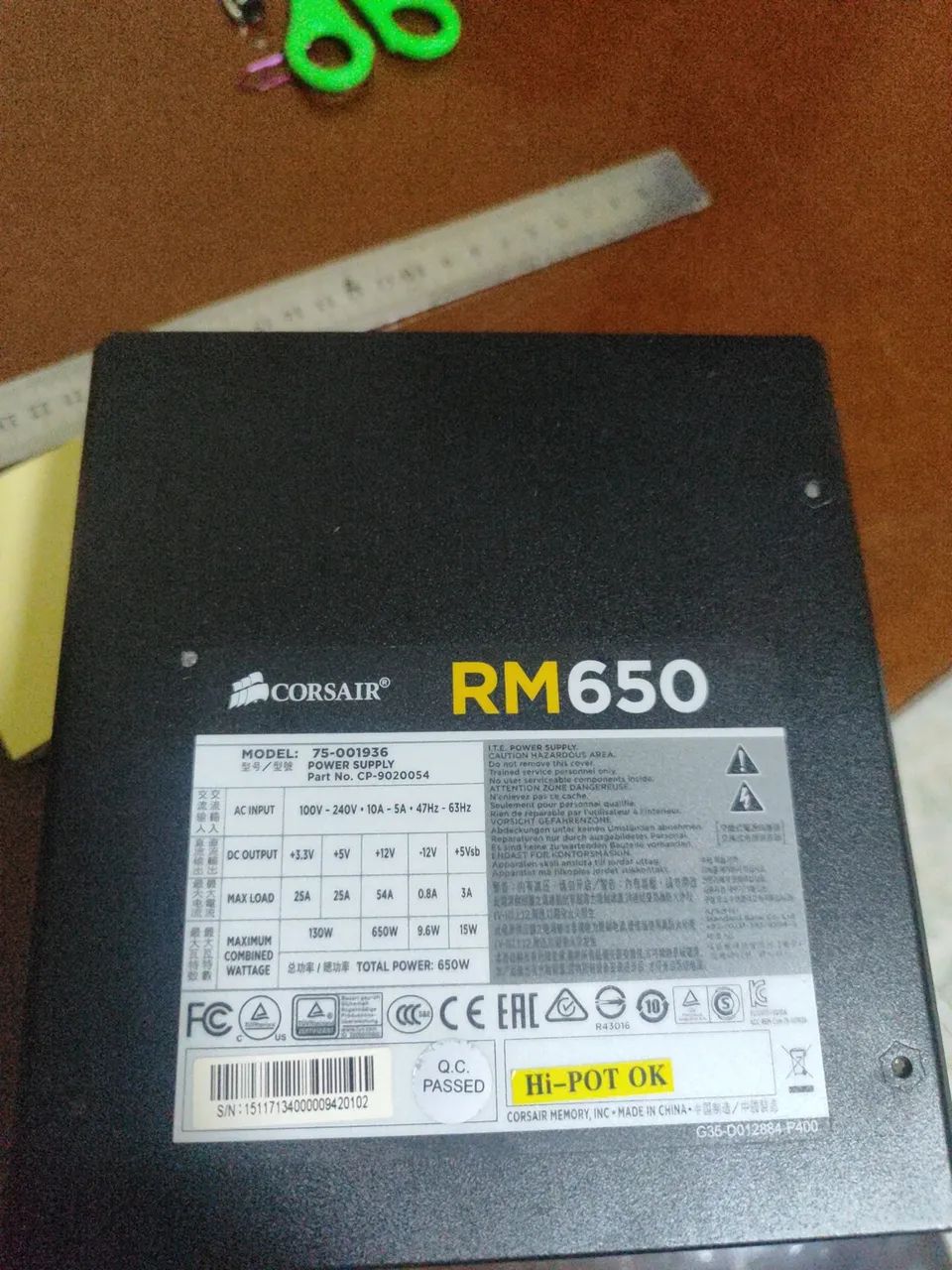 FONTE CORSAIR RM650 650W - Foto 2