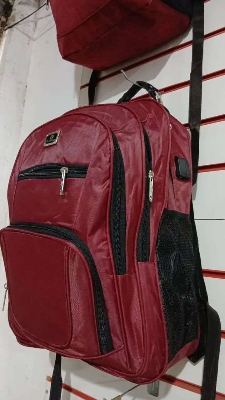Bolsa Mochila Reforçada Notebook Cabo C/ Cabo De Aço - Foto 2