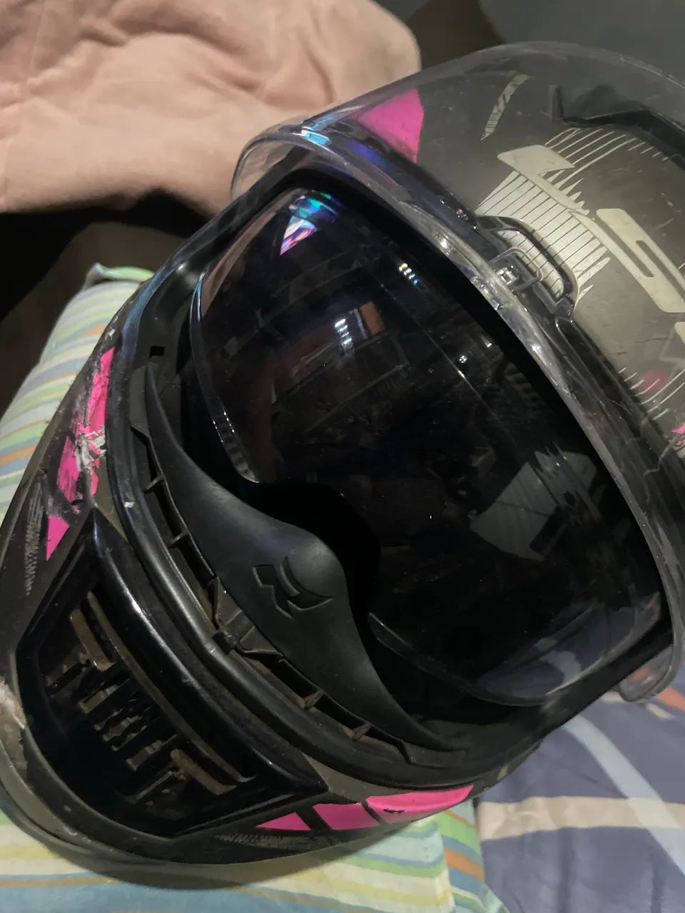 Capacete LS2 vector evo 60 rosa
