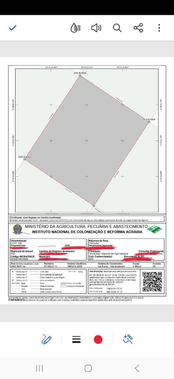 ÁREA  DE 3000 HECT PARA VENDER OU ARRENDAR..SERVIDÃO 
