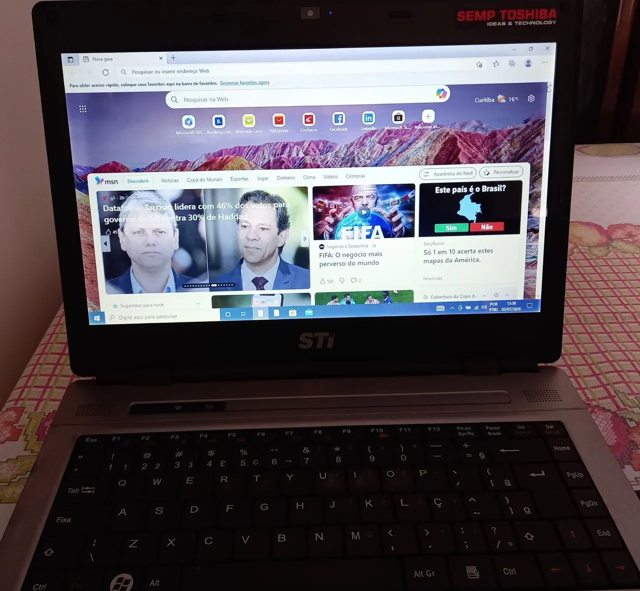Notebook usado 