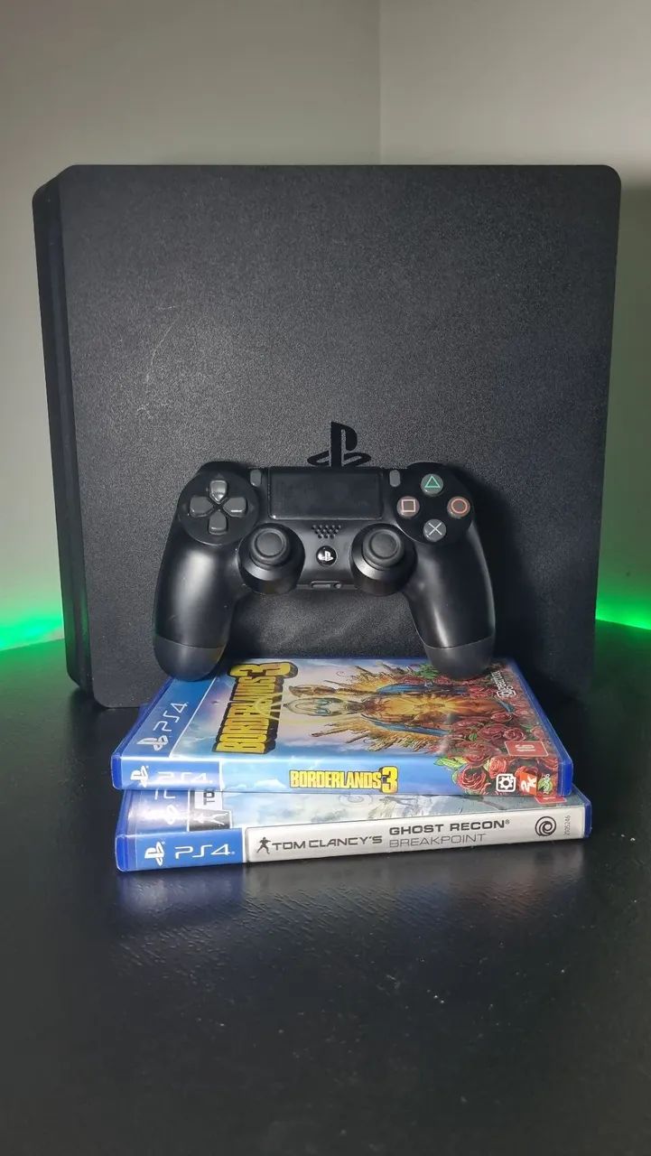 Ps4 Slim + 2 Jogos + Controle - Foto 2