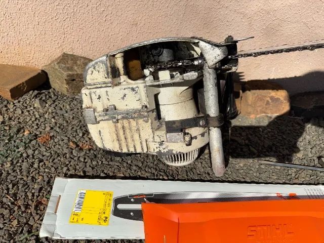 Motosserra Stihl 08s, Relíquia Ignição + Carburad+sabre Novos - Foto 6