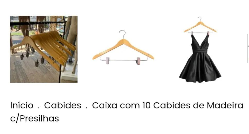 06 - Cabides de Madeira  por R$ 30,00 - Foto 3