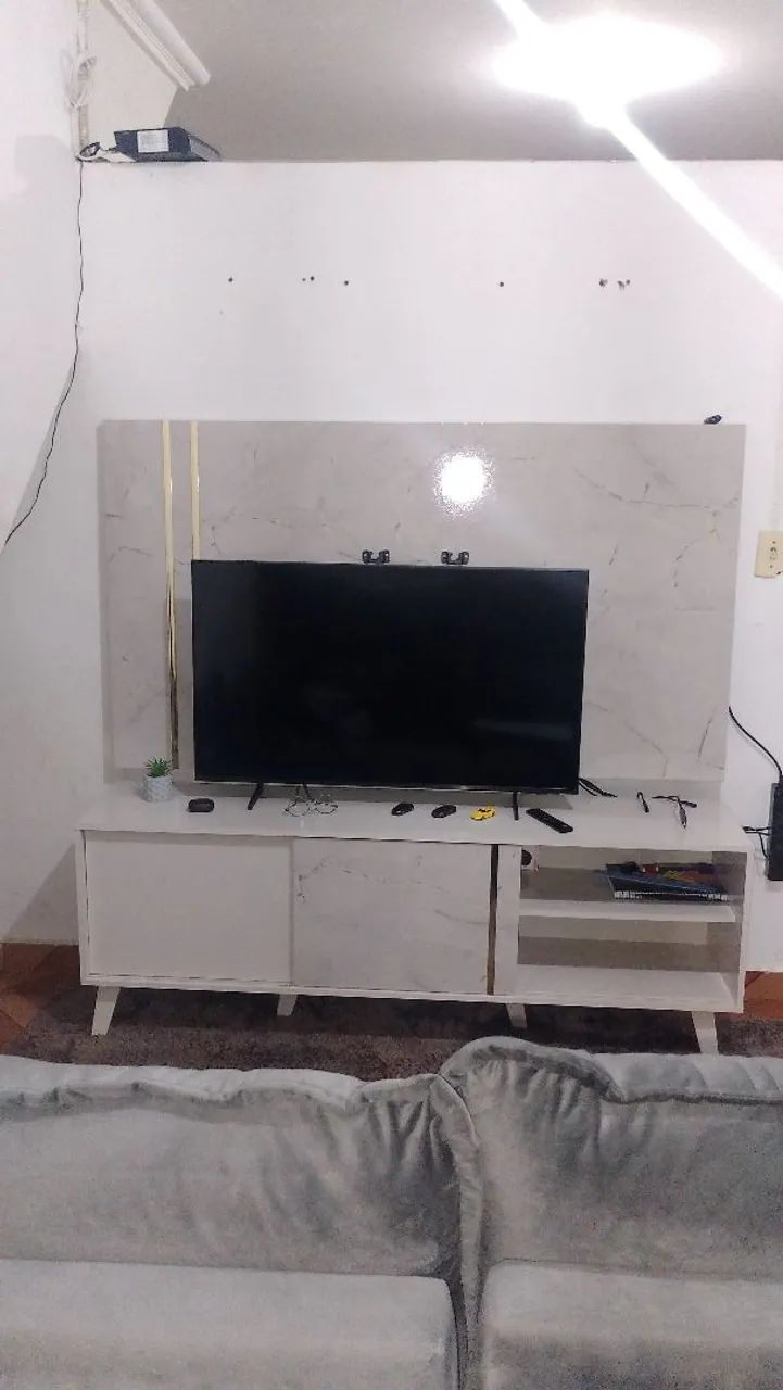 Rack + Bancada com Painel Cronos - Madetec