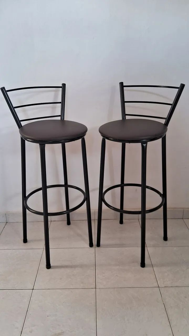 Kit com 2 banquetas bistrô