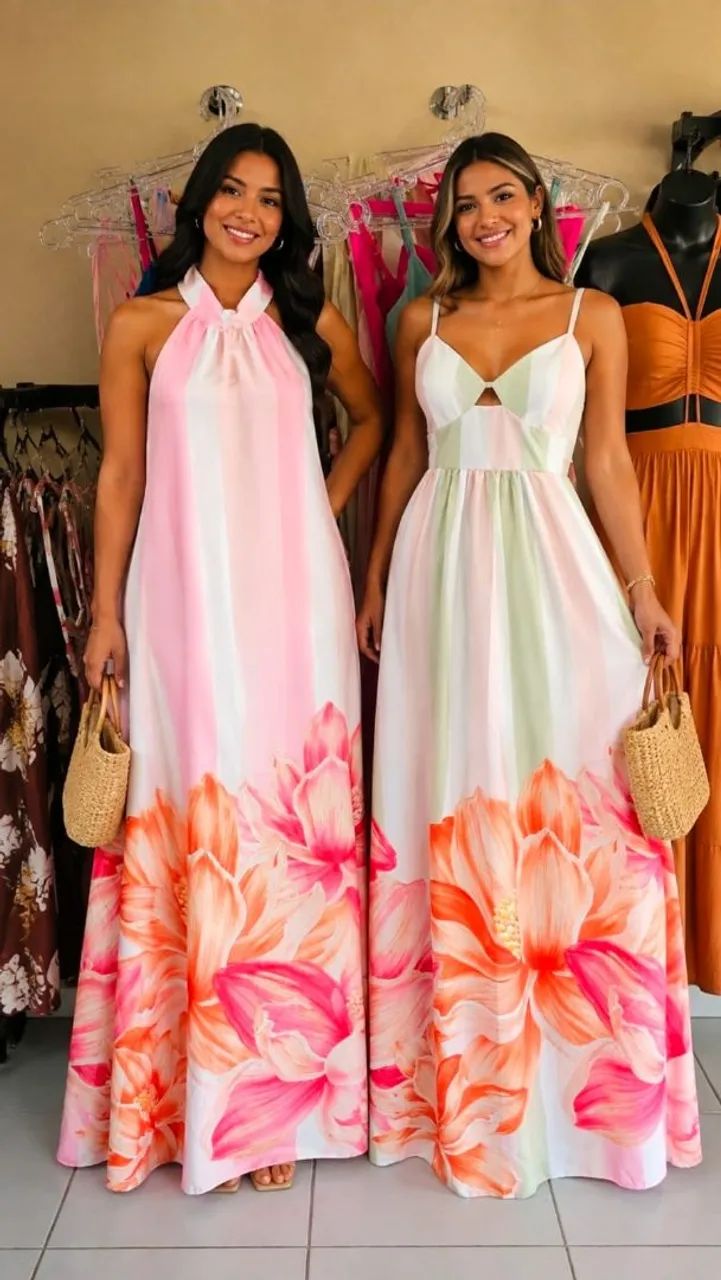 Vestidos longos de excelente qualidade  - Foto 3
